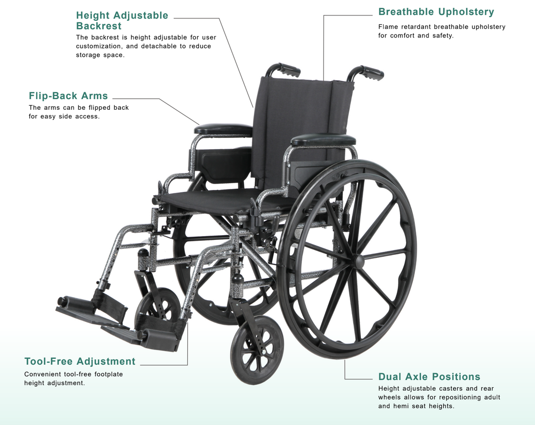 Costcare Millennium Manual Wheelchair CAD60FP